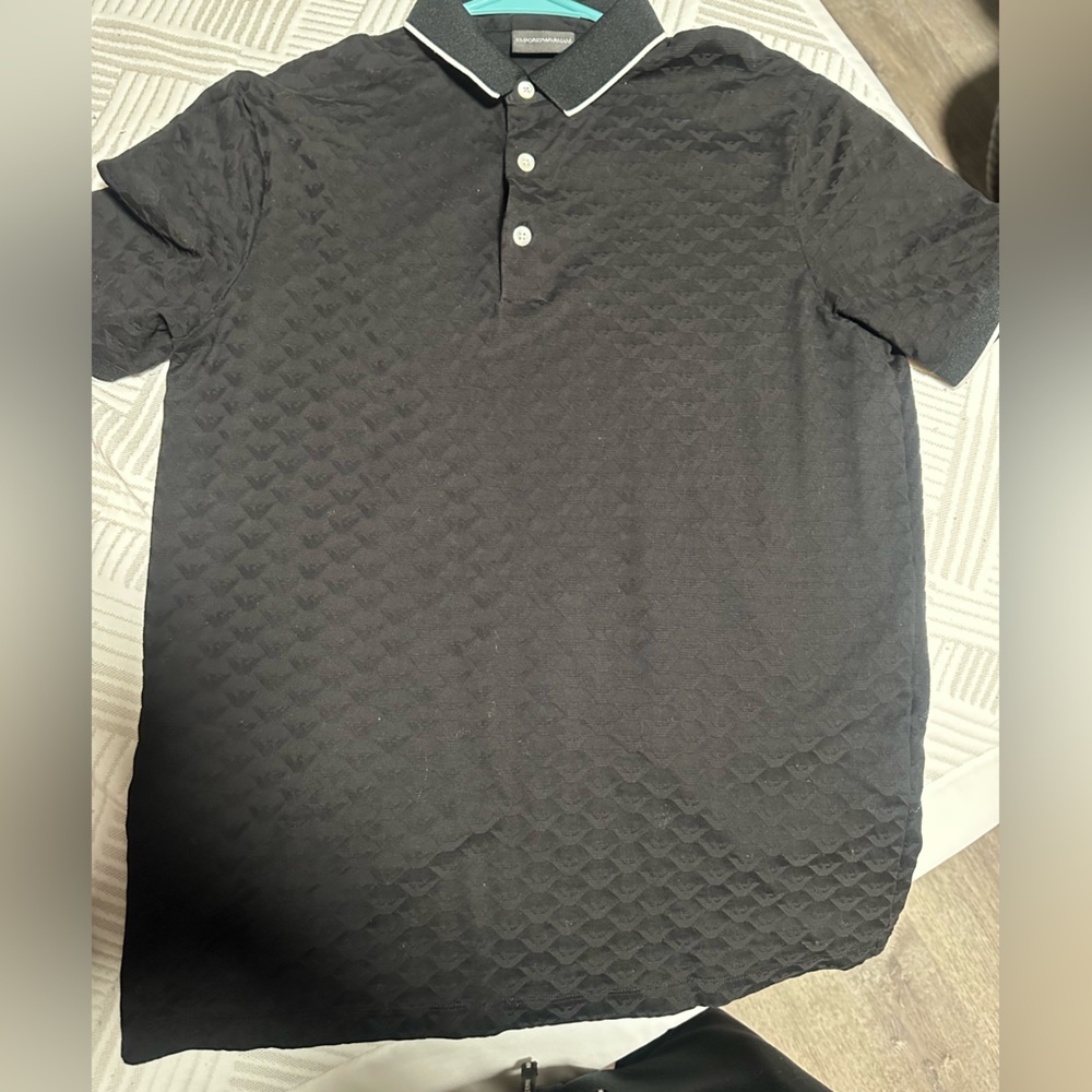 emporio armani polo shirt sz M